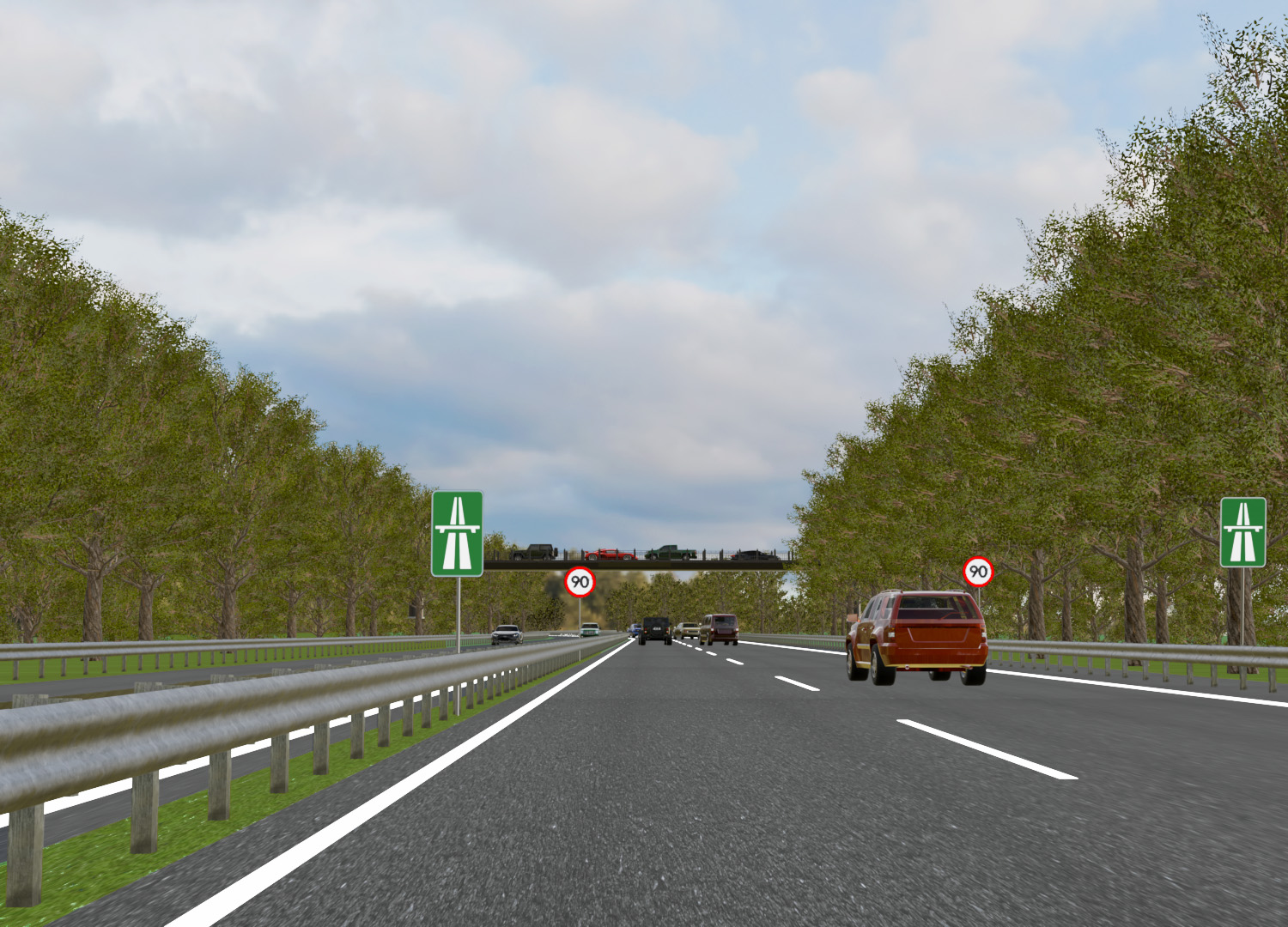 Placering, sving, vending, bakning og skift af vognbane